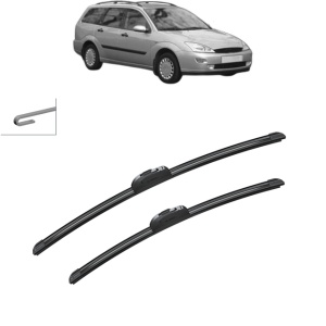 Set stergatoare auto FORD FOCUS I Turnier (DNW) din 1999-2005, Bosch Aerotwin Retrofit, din cauciuc siliconat rezistent - Img 7
