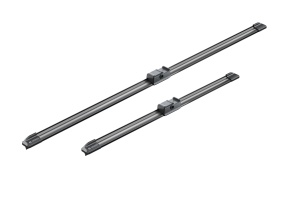 Set stergatoare auto FORD FOCUS II Convertible din 2006-2010, Bosch Aerotwin, din cauciuc siliconat rezistent - Img 5