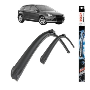 Set stergatoare auto FORD FOCUS III din 2010-2020, Bosch Aerotwin, din cauciuc siliconat rezistent
