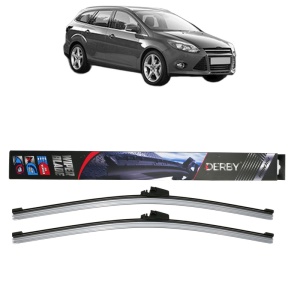 Set stergatoare auto FORD FOCUS III Turnier din 2010-2020, Derby, din cauciuc siliconat rezistent