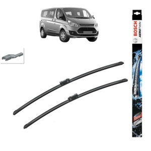 Set stergatoare auto FORD TOURNEO CUSTOM V362 Bus (F3) din 2012-2023, Bosch Aerotwin, din cauciuc siliconat rezistent