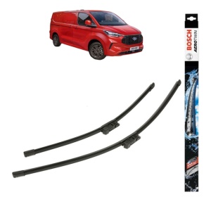 Set stergatoare auto FORD TRANSIT CUSTOM V710 Van (NRN) din 2023-2024, Bosch Aerotwin, din cauciuc siliconat rezistent