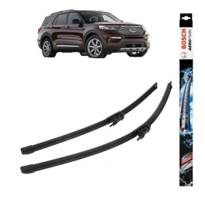 Set stergatoare auto FORD USA EXPLORER (U6_) din 2019, Bosch Aerotwin, din cauciuc siliconat rezistent