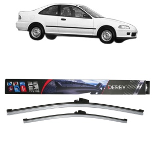 Set stergatoare auto HONDA CIVIC V Coupe (EJ) din 1993-1996, Derby, din cauciuc siliconat rezistent