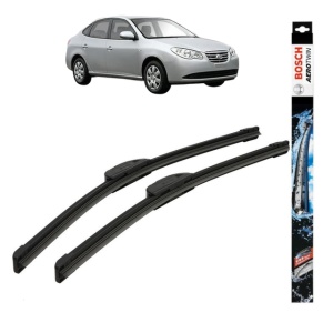 Set stergatoare auto HYUNDAI ELANTRA IV Saloon (HD) din 2005-2013, Bosch Aerotwin Retrofit, din cauciuc siliconat rezistent