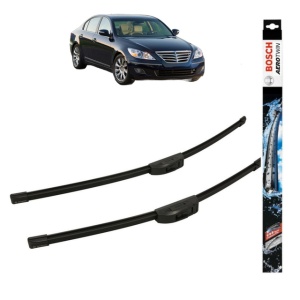 Set stergatoare auto HYUNDAI GENESIS (BH) din 2008-2014, Bosch Aerotwin Retrofit, din cauciuc siliconat rezistent
