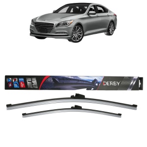 Set stergatoare auto HYUNDAI GENESIS (DH) din 2014-2017, Derby, din cauciuc siliconat rezistent