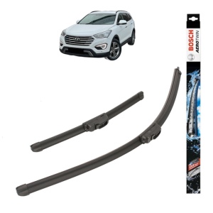 Set stergatoare auto HYUNDAI GRAND SANTA FÉ din 2013-2018, Bosch Aerotwin Retrofit, din cauciuc siliconat rezistent