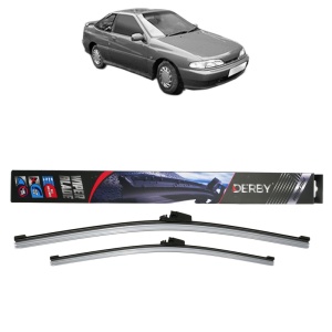 Set stergatoare auto HYUNDAI S COUPE (SLC) din 1990-1996, Derby, din cauciuc siliconat rezistent