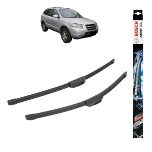 Set stergatoare auto HYUNDAI SANTA FÉ II (CM) din 2006-2012, Bosch Aerotwin Retrofit, din cauciuc siliconat rezistent
