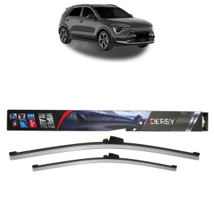 Set stergatoare auto KIA NIRO II (SG2) din 2022, Derby, din cauciuc siliconat rezistent