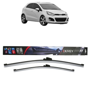 Set stergatoare auto KIA RIO III (UB) din 2011-2017, Derby, din cauciuc siliconat rezistent