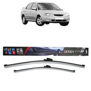 Set stergatoare auto KIA SHUMA II (FB) din 2001-2004, Derby, din cauciuc siliconat rezistent