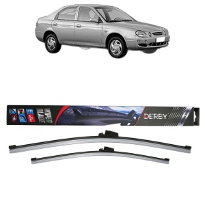 Set stergatoare auto KIA SHUMA Saloon (FB) din 1997-2001, Derby, din cauciuc siliconat rezistent