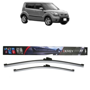 Set stergatoare auto KIA SOUL I (AM) din 2009-2014, Derby, din cauciuc siliconat rezistent