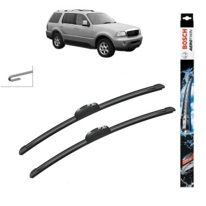 Set stergatoare auto LINCOLN AVIATOR din 2002-2005, Bosch Aerotwin Retrofit, din cauciuc siliconat rezistent