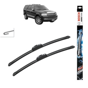 Set stergatoare auto LINCOLN NAVIGATOR (U326) din 2006-2017, Bosch Aerotwin Retrofit, din cauciuc siliconat rezistent