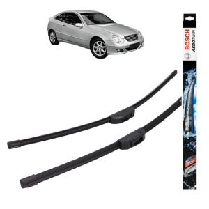 Set stergatoare auto MERCEDES-BENZ C-CLASS Coupe (CL203) din 2001-2008, Bosch Aerotwin Retrofit, din cauciuc siliconat rezistent