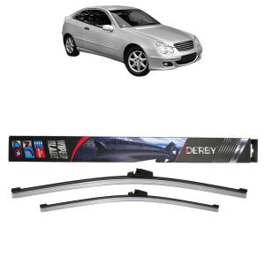 Set stergatoare auto MERCEDES-BENZ C-CLASS Coupe (CL203) din 2001-2008, Derby, din cauciuc siliconat rezistent