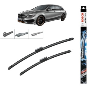 Set stergatoare auto MERCEDES-BENZ CLA Shooting Brake (X117) din 2015-2019, Bosch Aerotwin Multi, din cauciuc siliconat rezistent