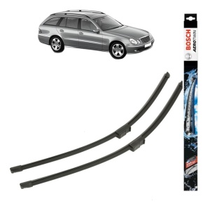 Set stergatoare auto MERCEDES-BENZ E-CLASS T-Model (S211) din 2003-2009, Bosch Aerotwin, din cauciuc siliconat rezistent