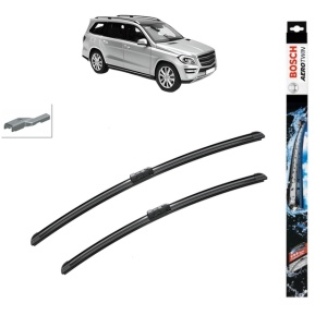 Set stergatoare auto MERCEDES-BENZ GL-CLASS (X166) din 2012-2015, Bosch Aerotwin, din cauciuc siliconat rezistent