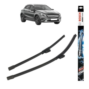 Set stergatoare auto MERCEDES-BENZ GLA-CLASS (X156) din 2013-2019, Bosch Aerotwin, din cauciuc siliconat rezistent
