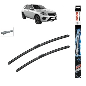 Set stergatoare auto MERCEDES-BENZ GLE (W166) din 2015-2018, Bosch Aerotwin, din cauciuc siliconat rezistent