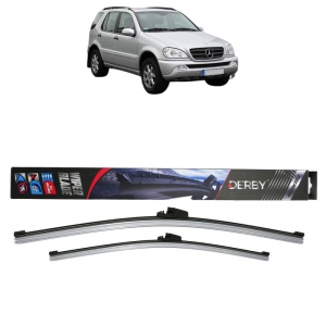 Set stergatoare auto MERCEDES-BENZ M-CLASS (W163) din 1998-2005, Derby, din cauciuc siliconat rezistent