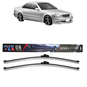 Set stergatoare auto MERCEDES-BENZ S-CLASS (W220, V220) din 1998-2005, Derby, din cauciuc siliconat rezistent