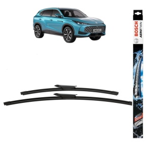 Set stergatoare auto MG HS (AS33) din 2024-2025, Bosch Aerotwin, din cauciuc siliconat rezistent - Img 1