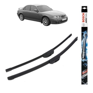 Set stergatoare auto MG ZT din 2001-2005, Bosch Aerotwin Retrofit, din cauciuc siliconat rezistent