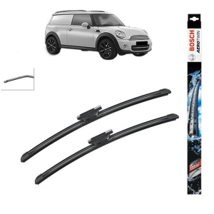 Set stergatoare auto MINI MINI CLUBVAN (R55) din 2012-2014, Bosch Aerotwin, din cauciuc siliconat rezistent
