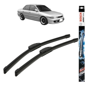 Set stergatoare auto MITSUBISHI LANCER V (CB_A, CD_A, CE_A) din 1991-1996, Bosch Aerotwin Retrofit, din cauciuc siliconat rezistent