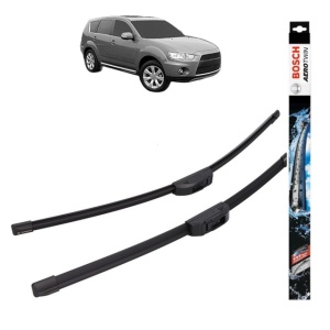 Set stergatoare auto MITSUBISHI OUTLANDER II Van (CW_W) din 2006-2012, Bosch Aerotwin Retrofit, din cauciuc siliconat rezistent