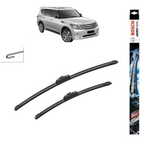 Set stergatoare auto NISSAN PATROL VI (Y62) din 2010, Bosch Aerotwin Retrofit, din cauciuc siliconat rezistent