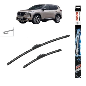 Set stergatoare auto NISSAN X-TRAIL IV (T33) din 2022, Bosch Aerotwin Retrofit, din cauciuc siliconat rezistent