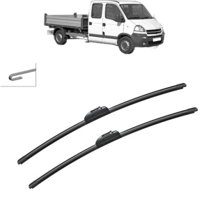 Set stergatoare auto OPEL MOVANO A Platform/Chassis (X70) din 1998-2006, Bosch Aerotwin Retro Truck, din cauciuc siliconat rezistent - Img 8