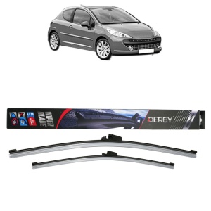 Set stergatoare auto PEUGEOT 207 (WA_, WC_) din 2006-2015, Derby, din cauciuc siliconat rezistent