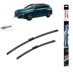 Set stergatoare auto PEUGEOT 308 SW II (LC_) din 2014-2021, Bosch Aerotwin, din cauciuc siliconat rezistent