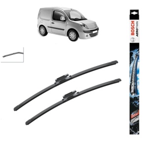 Set stergatoare auto RENAULT KANGOO Express (FW0/1_) din 2008-2019, Bosch Aerotwin, din cauciuc siliconat rezistent