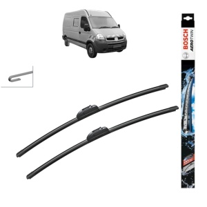Set stergatoare auto RENAULT MASTER PRO Van (FH__) din 2004-2010, Bosch Aerotwin Retro Truck, din cauciuc siliconat rezistent