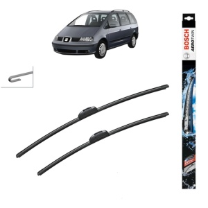 Set stergatoare auto SEAT ALHAMBRA VAN (7V8, 7V9) din 1996-2010, Bosch Aerotwin Retrofit, din cauciuc siliconat rezistent