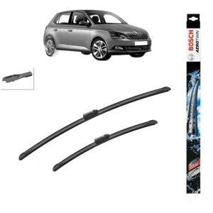 Set stergatoare auto SKODA FABIA IV (PJ3) din 2021-2024, Bosch Aerotwin, din cauciuc siliconat rezistent