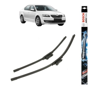 Set stergatoare auto SKODA OCTAVIA III (5E3, NL3, NR3) din 2012-2020, Bosch Aerotwin, din cauciuc siliconat rezistent