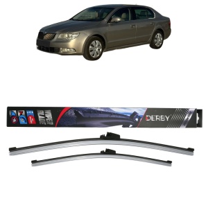 Set stergatoare auto SKODA SUPERB II Estate (3T5) din 2009-2015, Derby, din cauciuc siliconat rezistent