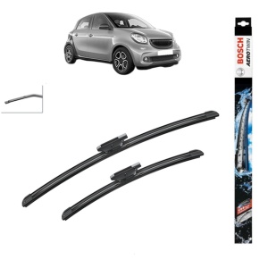 Set stergatoare auto SMART FORFOUR Hatchback (453) din 2014-2017, Bosch Aerotwin, din cauciuc siliconat rezistent