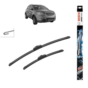 Set stergatoare auto SSANGYONG KORANDO VAN din 2015, Bosch Aerotwin Retrofit, din cauciuc siliconat rezistent