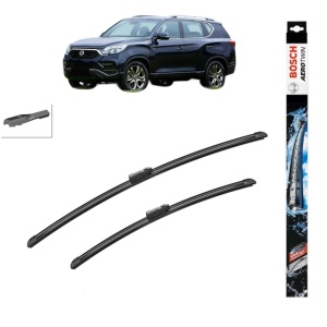 Set stergatoare auto SSANGYONG REXTON VAN (Y400) din 2017, Bosch Aerotwin, din cauciuc siliconat rezistent