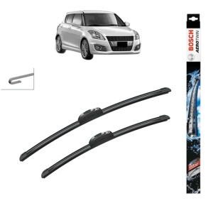 Set stergatoare auto SUZUKI SWIFT IV (FZ, NZ) din 2010-2013, Bosch Aerotwin Retrofit, din cauciuc siliconat rezistent